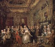 William Hogarth House party oil painting reproduction
